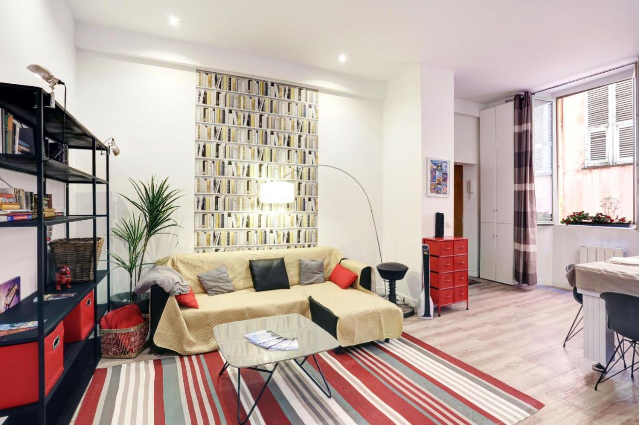 Ferienwohnung Centrale 2 - F4 Spacieux Et Confortable Au Centre Du Vieux-Nizza Exterior foto