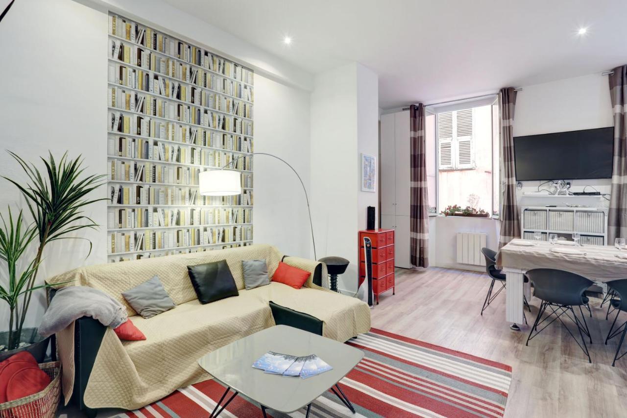 Ferienwohnung Centrale 2 - F4 Spacieux Et Confortable Au Centre Du Vieux-Nizza Exterior foto